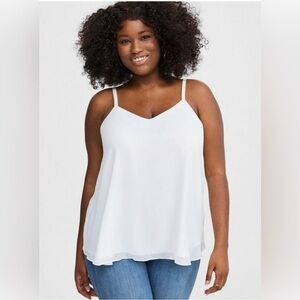 Torrid White Women's Camisole Top